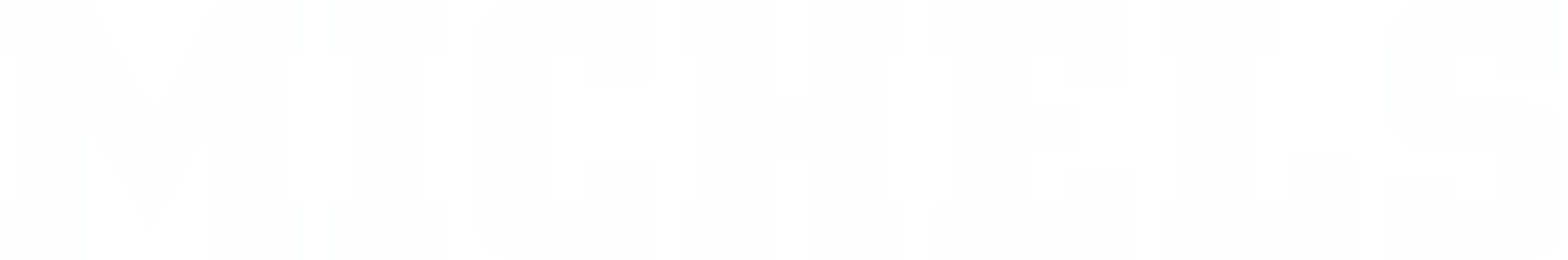 White wordmark reading "MIGHTIES" in a bold, blocky font against a white background.