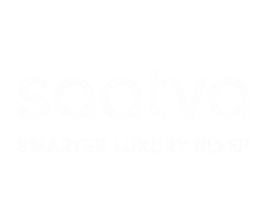 MDU White Sponsor: The Saatva logo and tagline "SMARTER LUXURY SLEEP" in white text on a black background.