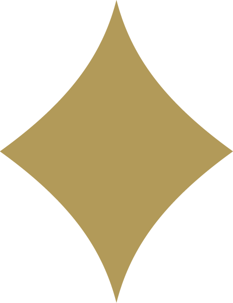 ECU2 - EAU Claire United - POCKET Gold TAG: A solid gold-colored, four-pointed star with concave edges.