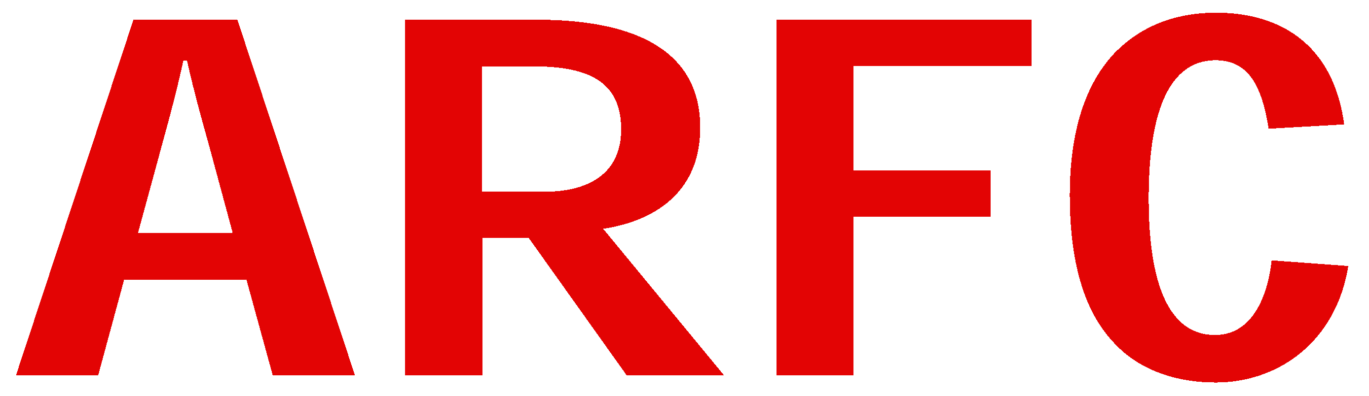 Graphic for ARFC SPLASH RED featuring four red rectangular panels separated by black vertical lines.