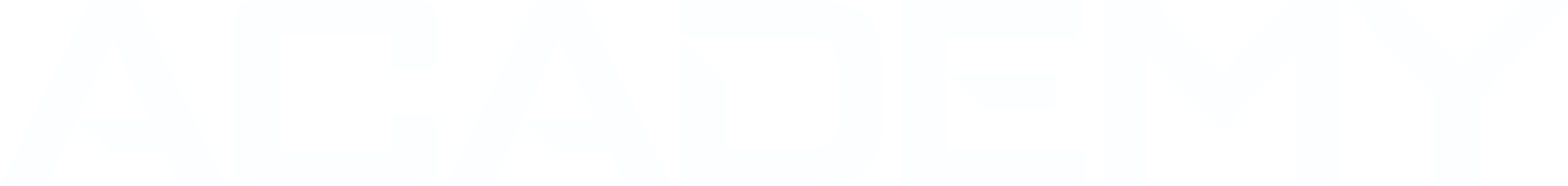 A logo featuring the word "ACADEMY" in a bold, white, stylized block font, representing the SCX Academy Back Text White design.