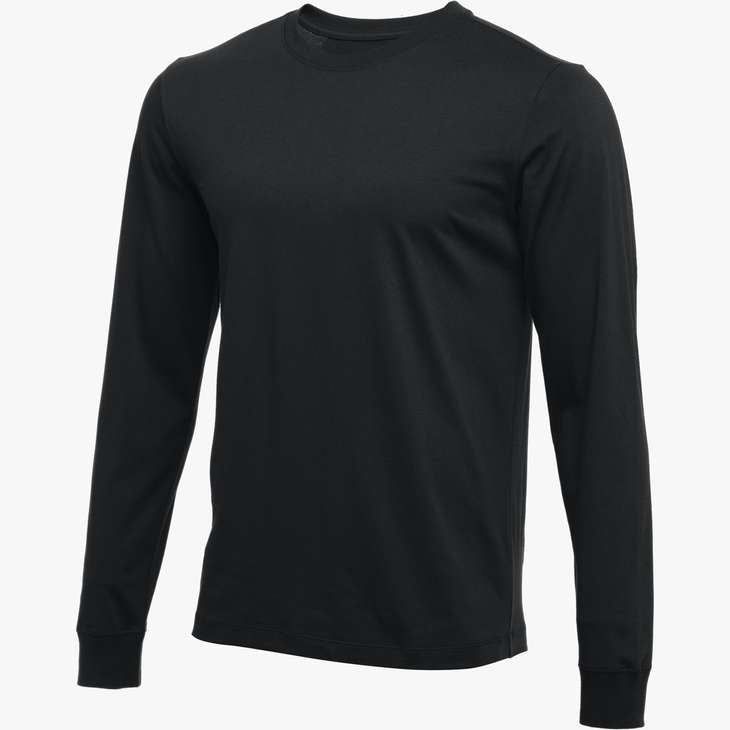Nike Long Sleeve Cotton T-Shirt - Black DB2923-376
