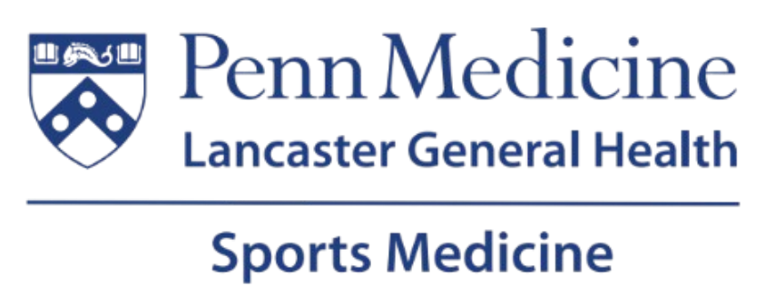 Penn Medicine Lancaster General Health Sports Medicine logo with University of Pennsylvania crest.