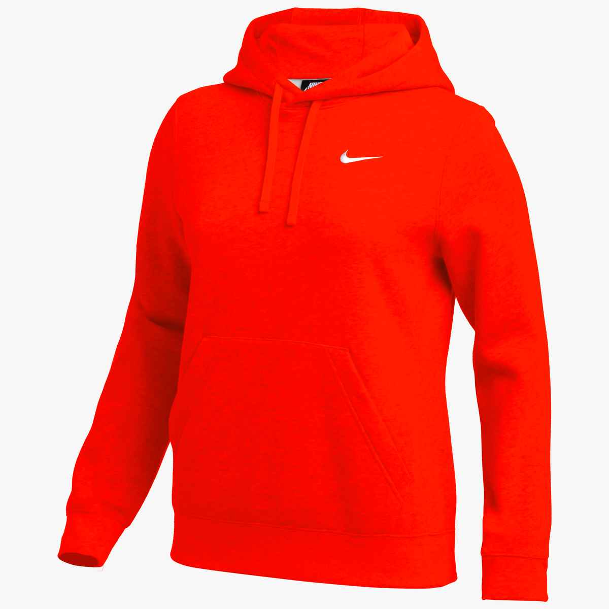 Nike Women's Team Club Fleece Hoodie - Orange