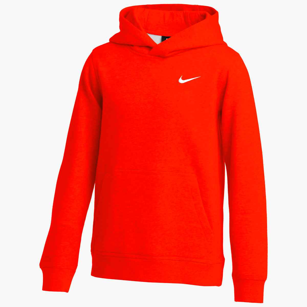 nike club hoodie orange
