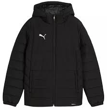 Puma Youth Hooded Padded Jacket - Black 659738-03