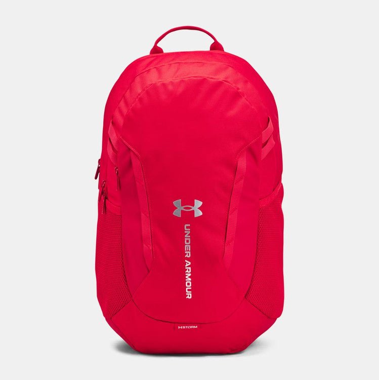 Under Armour Hustle 6.0 Team Backpack Soccer 1364182-600 Red