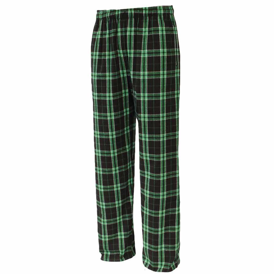 Pennant Sportswear Flannel Pant - Black/Kelly