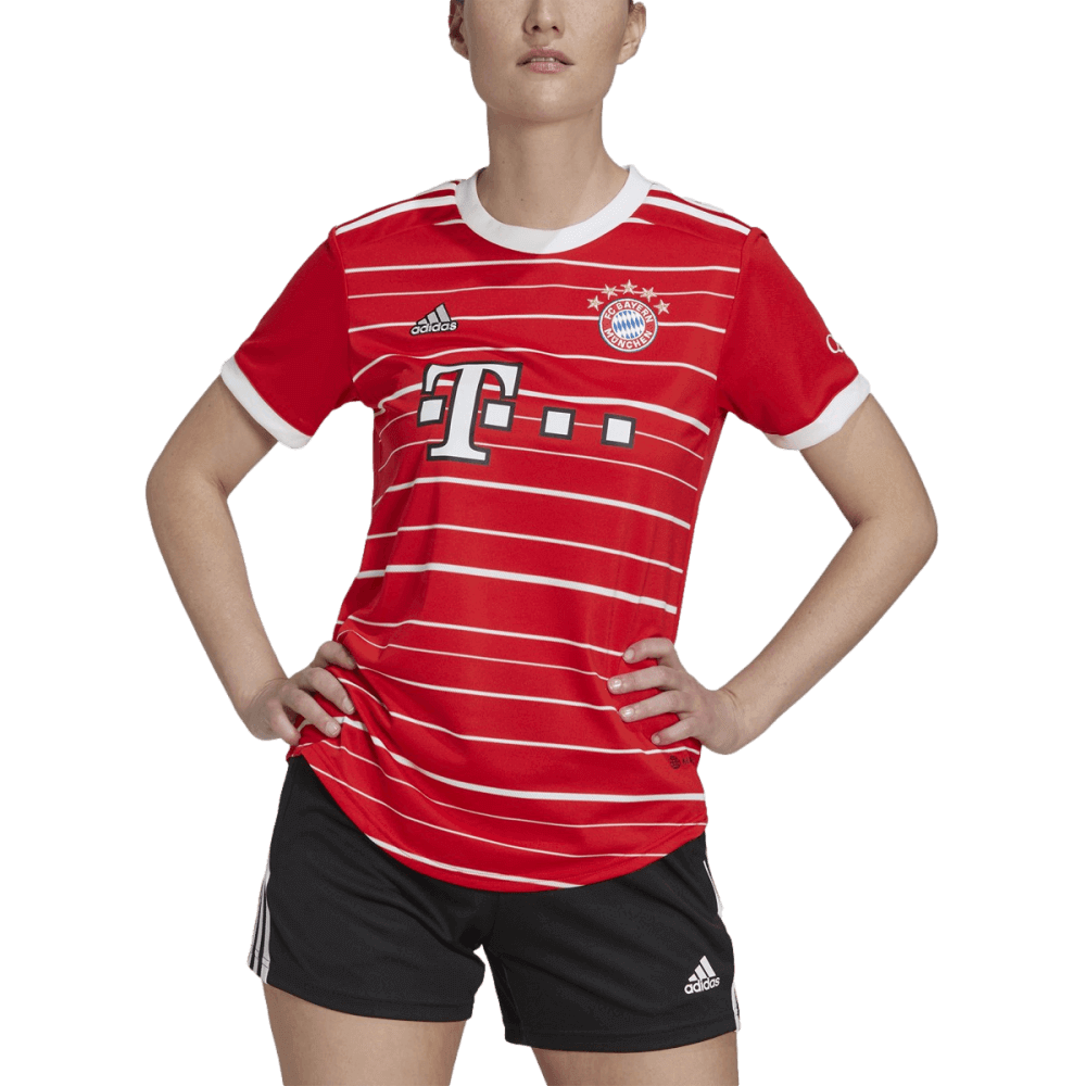 adidas FC Bayern Munich 22/23 Women's T-Shirt - Red