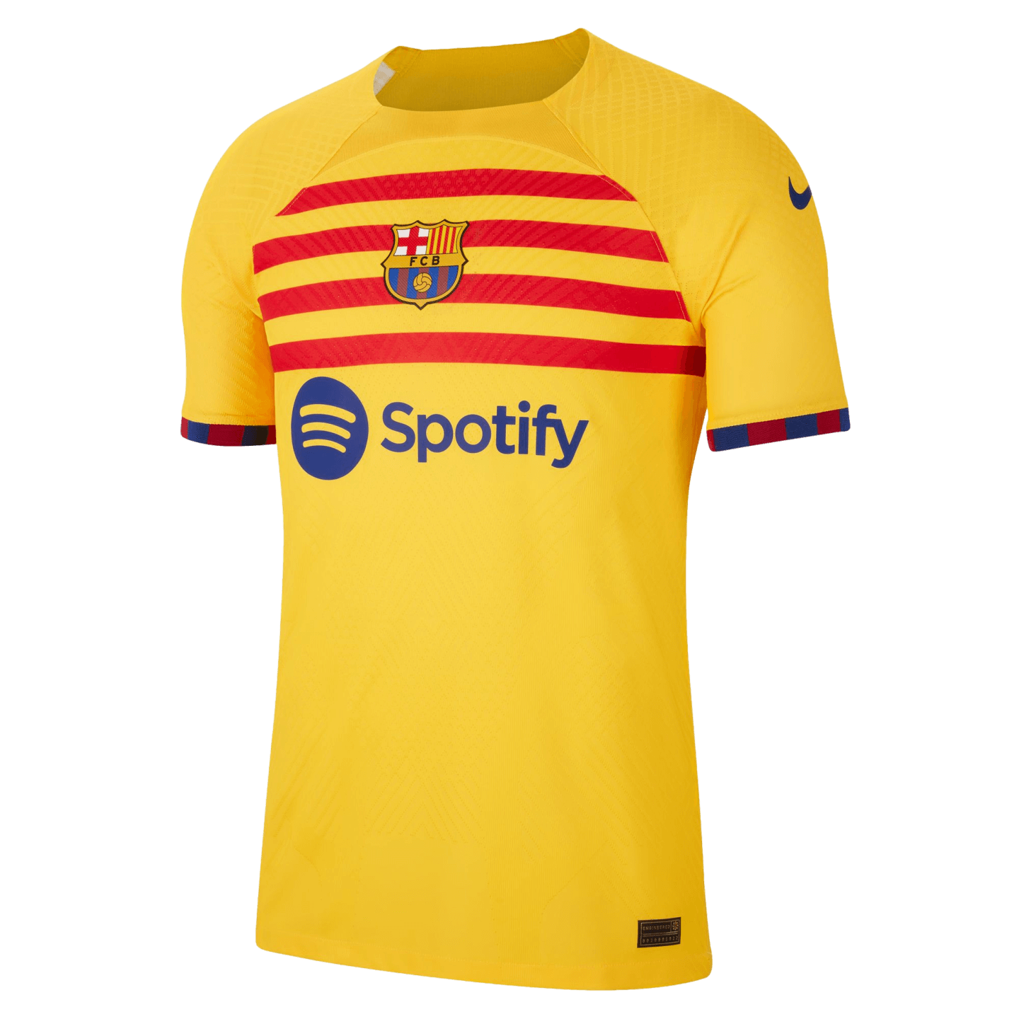 Nike Barcelona 22/23 Authentic Fourth Jersey Soccer DR5077-729 Yellow