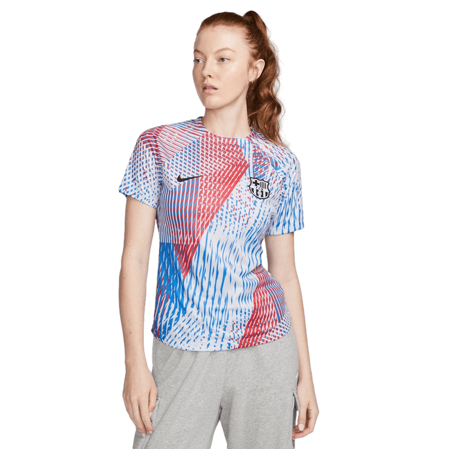 Nike Barcelona Womens Pre-Match Jersey DN2929-101