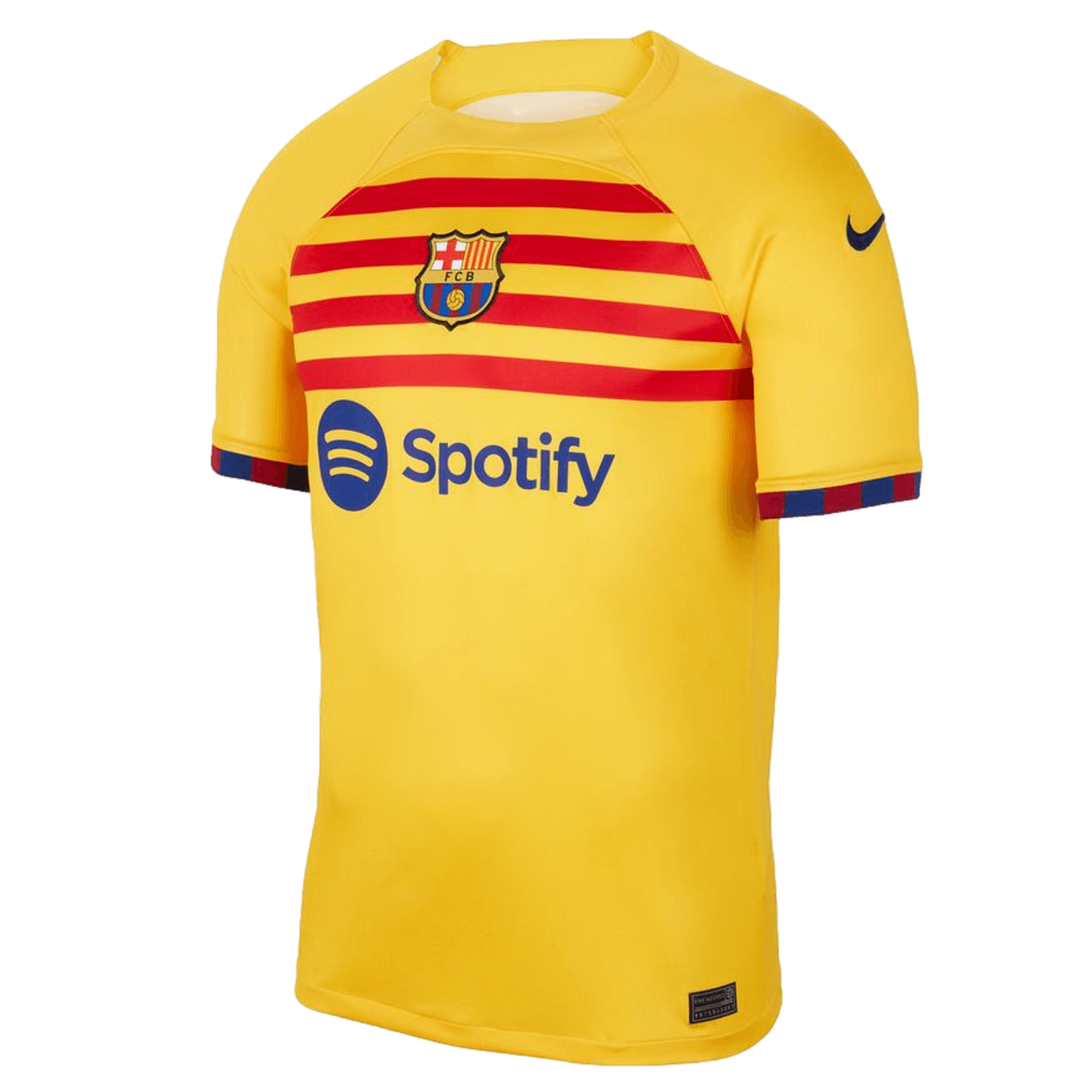 Maillot de football Nike Barcelone 22 23 quatrieme DR5079 729 Jaune