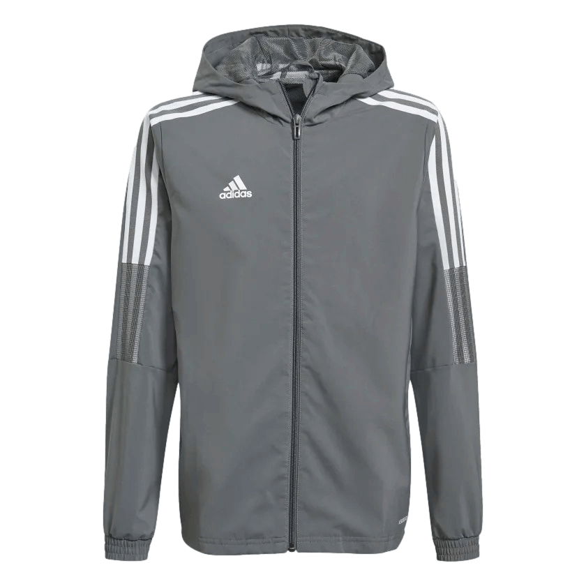 Adidas Tiro 21 Youth Windbreaker Jacket - Grey GP4977