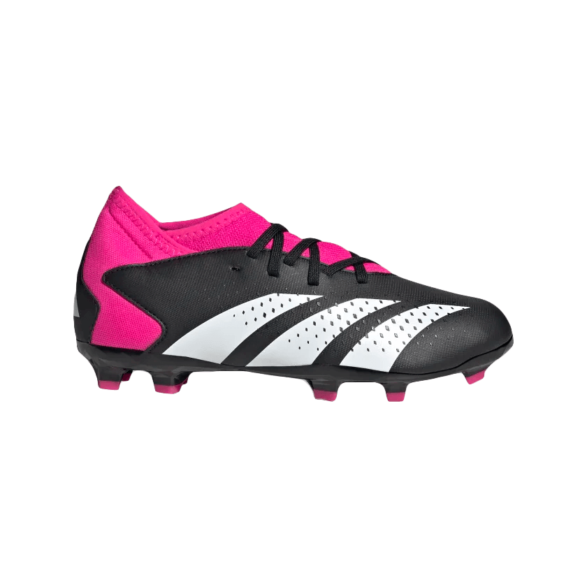 adidas Youth Predator Accuracy.3 FG Black/Pink, 4 adidas Youth Predator Accuracy.3 FG Black/Pink, 4