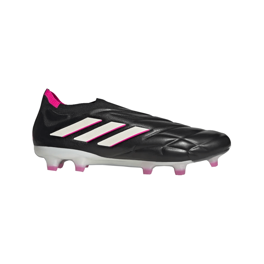 Adidas Copa Pure+ Firm Ground Soccer Cleats - Black / White / Pink