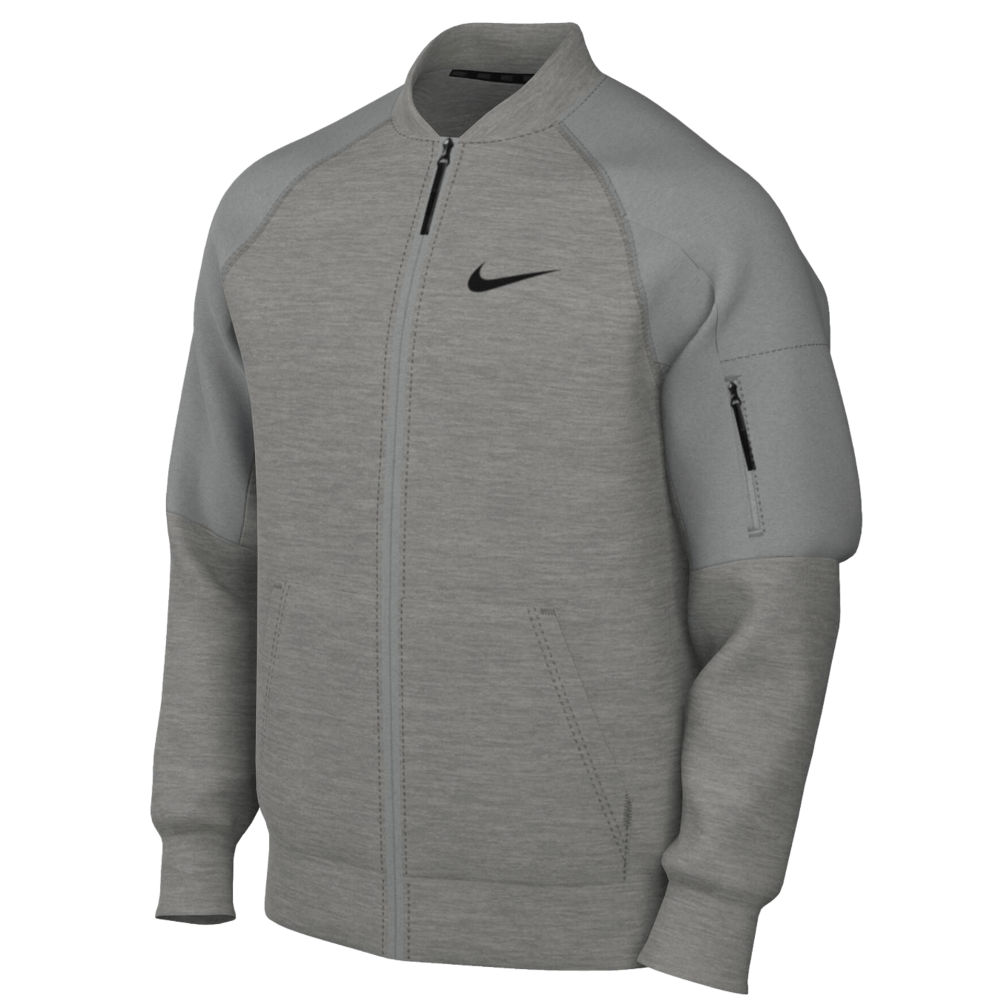 Nike Therma-FIT Training Full Zip Bomber Jacket - Grey DQ4852-063