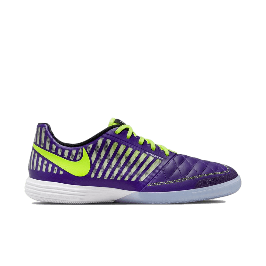 Nike Lunar Gato II Indoor Soccer Court Shoes - Purple / White