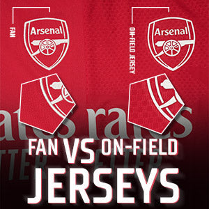 On-field vs Fan Jerseys - What’s the difference?