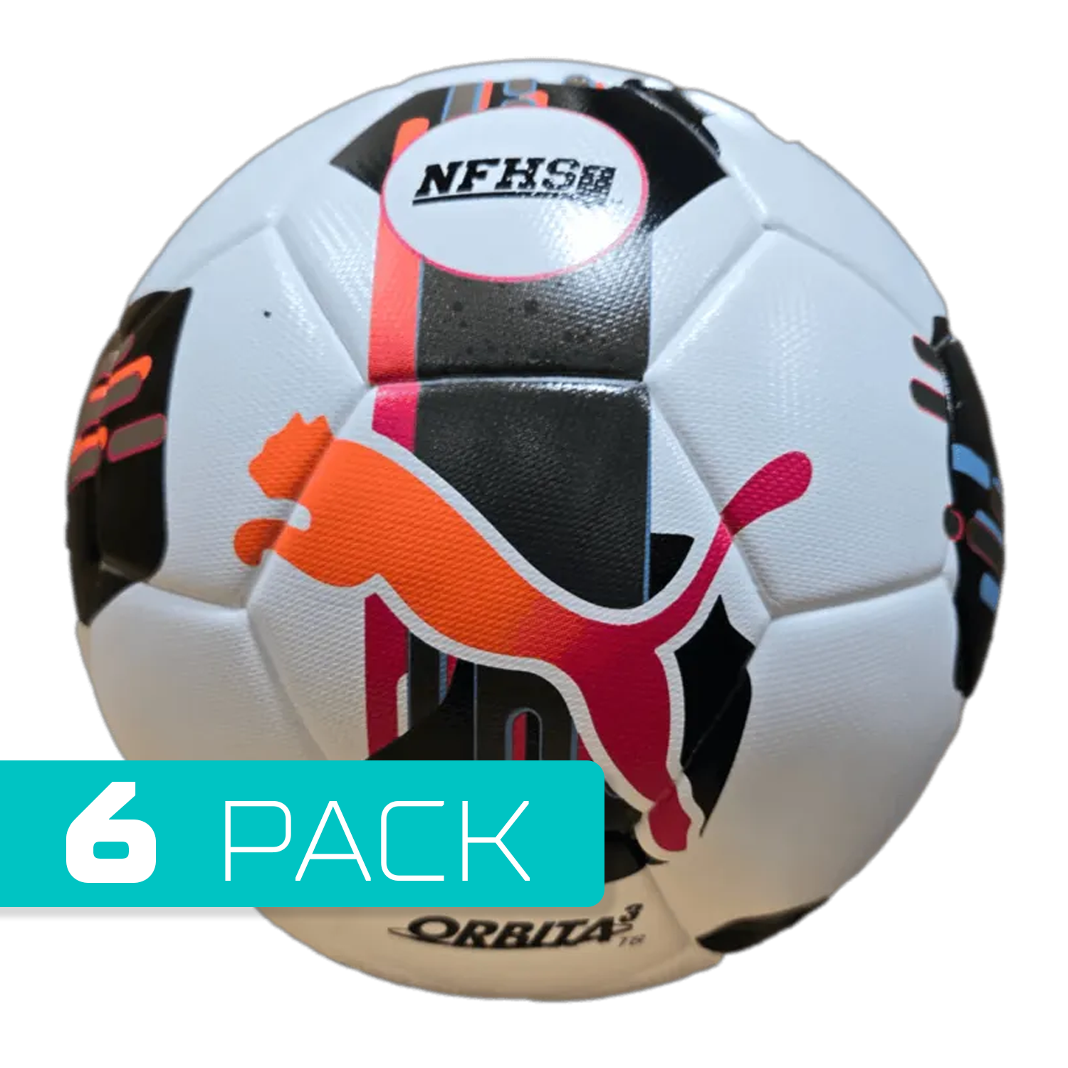 Puma Orbita 3 TB NFHS Ball - Size 4 (6 Pack)