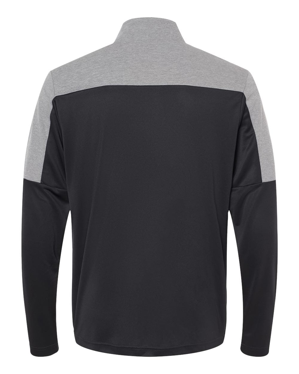 adidas Lightweight Quarter-Zip Pullover - Black/Grey Melange