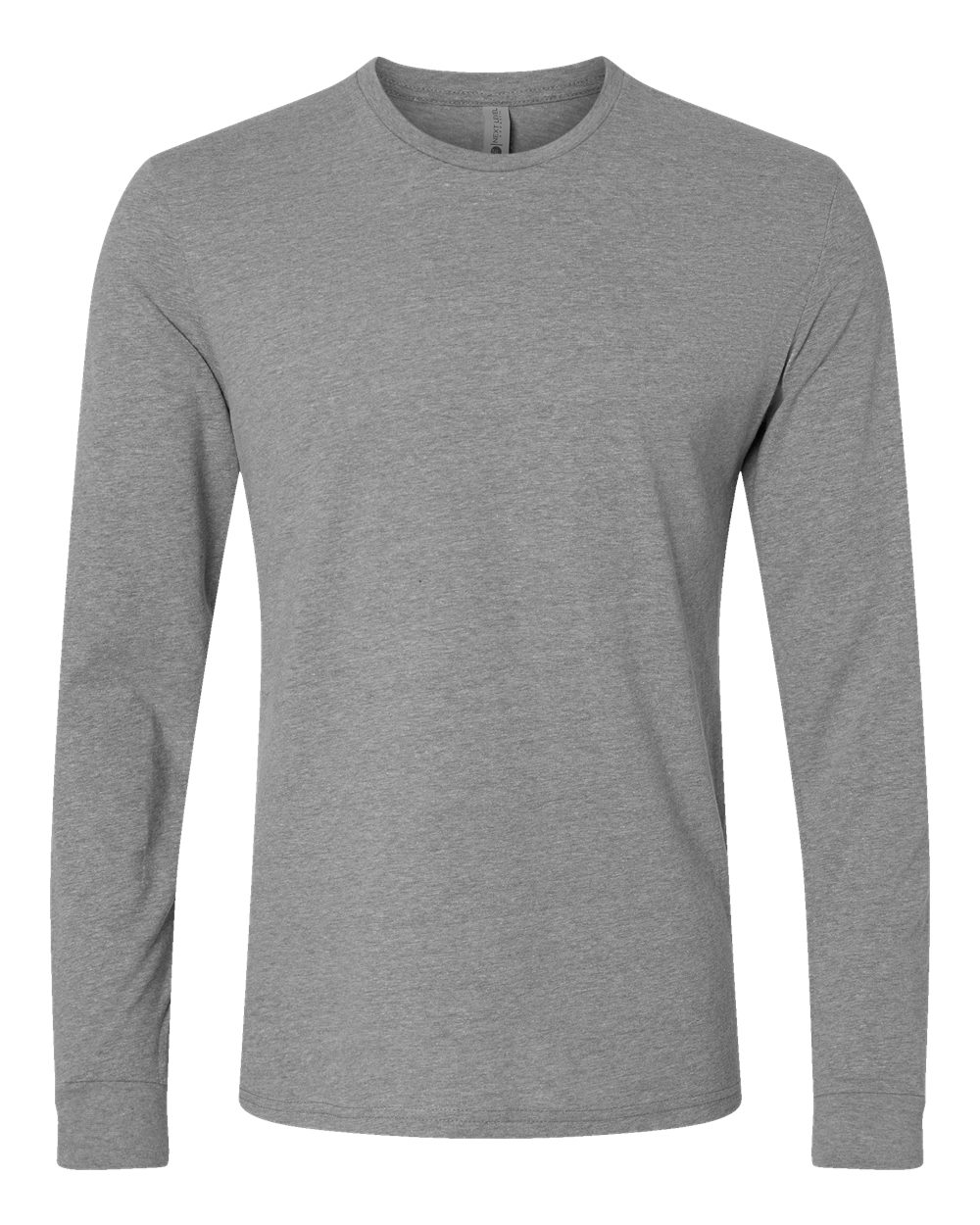 Adult L/S T-shirt - Heather Grey