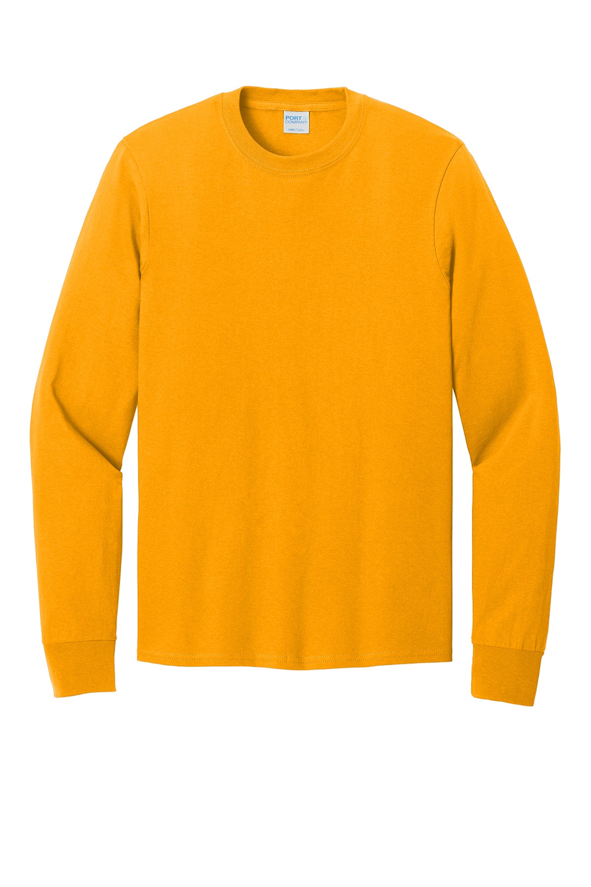 Port & Company Adult Core Blend Longsleeve Tee -Gold