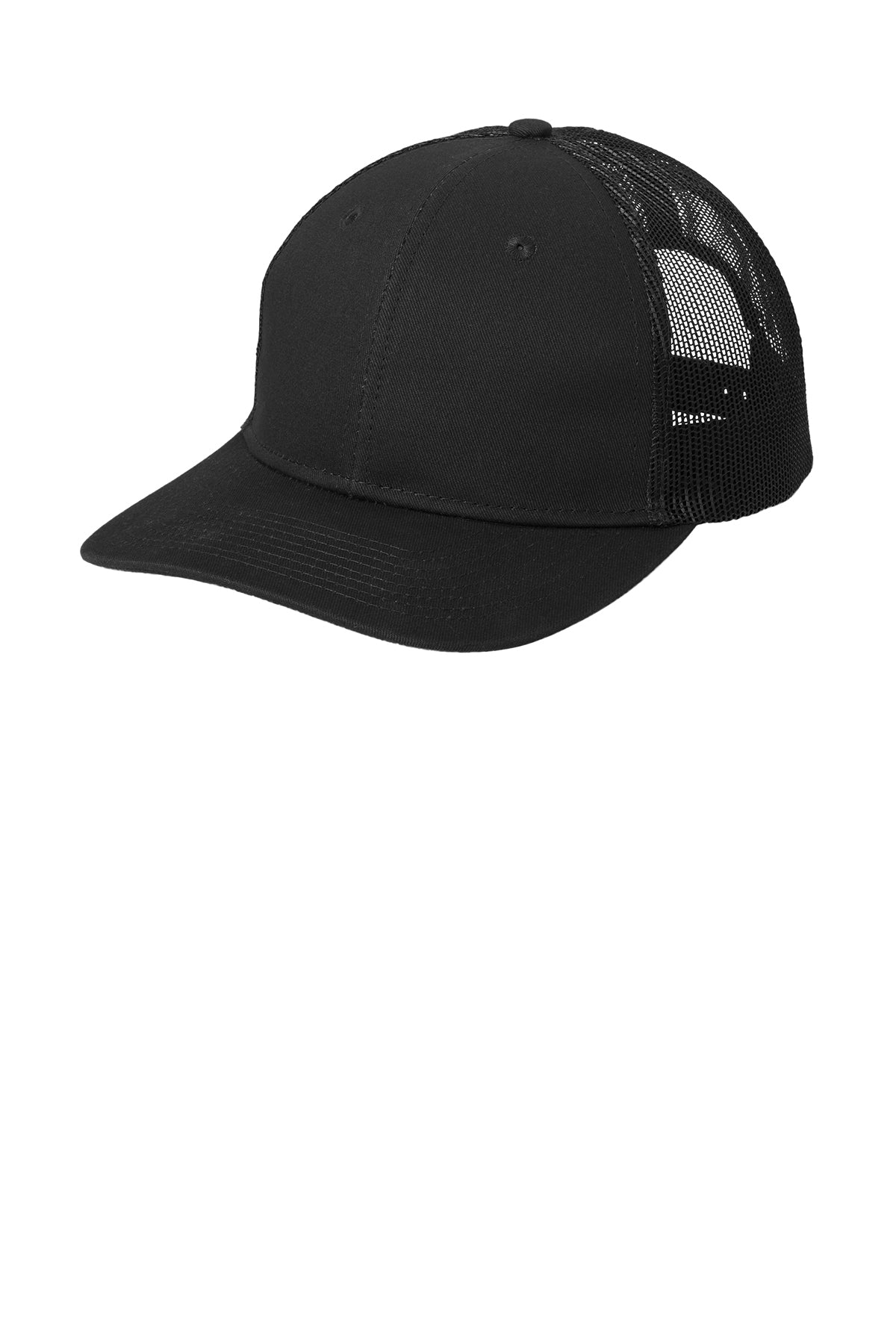 Port Authority Snapback Trucker Cap - Black