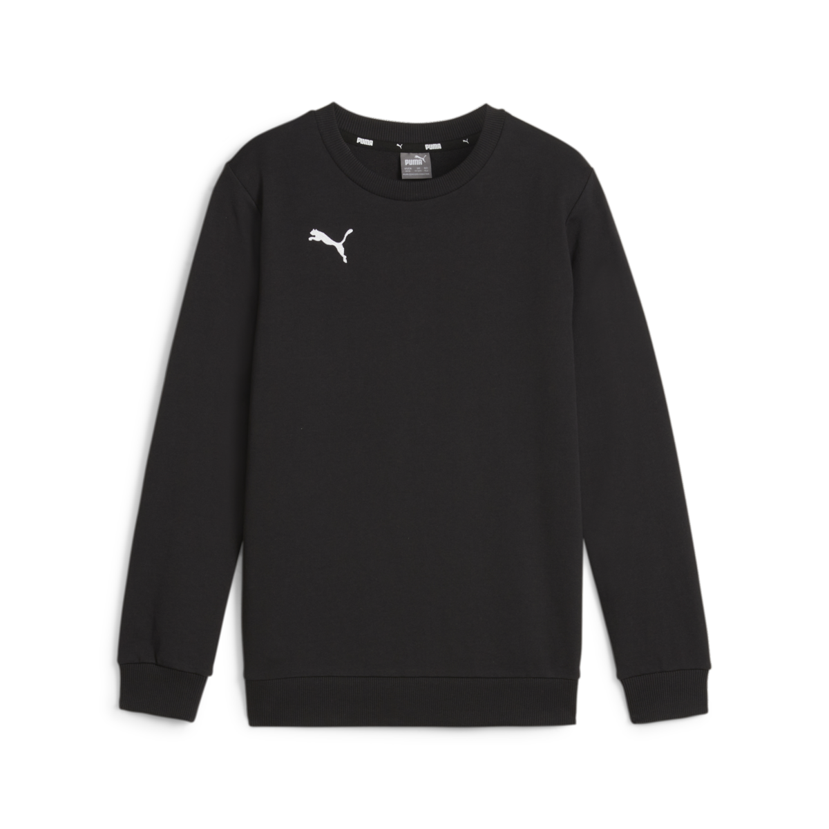 Puma Youth TeamGoal Casuals Crew Neck Sweat - Black
