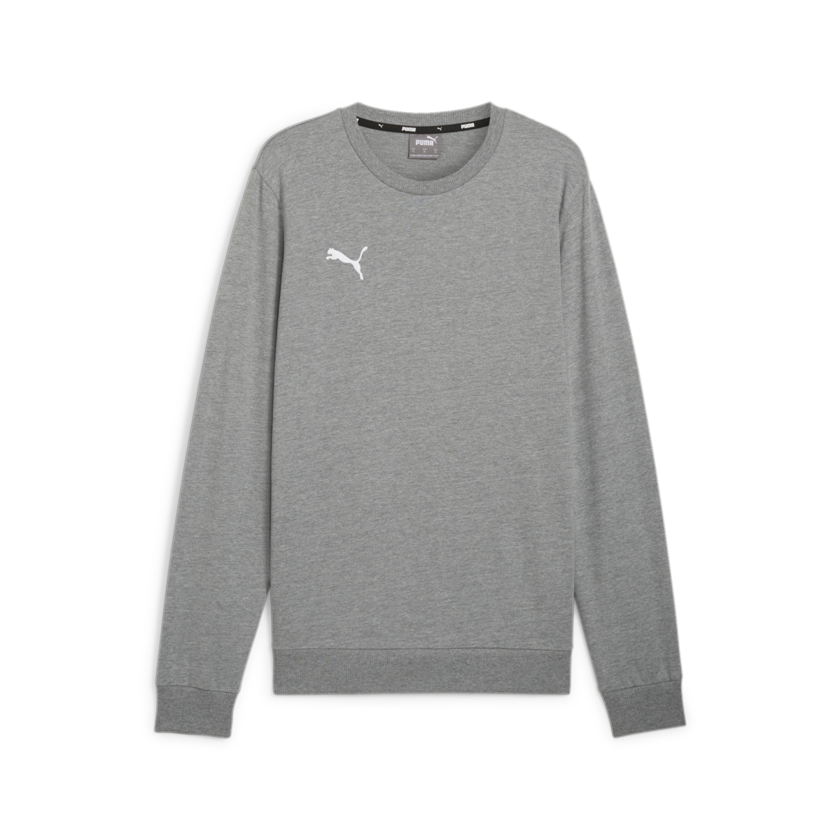 Puma TeamGoal Casuals Crew Neck Sweat - Medium Grey Heather