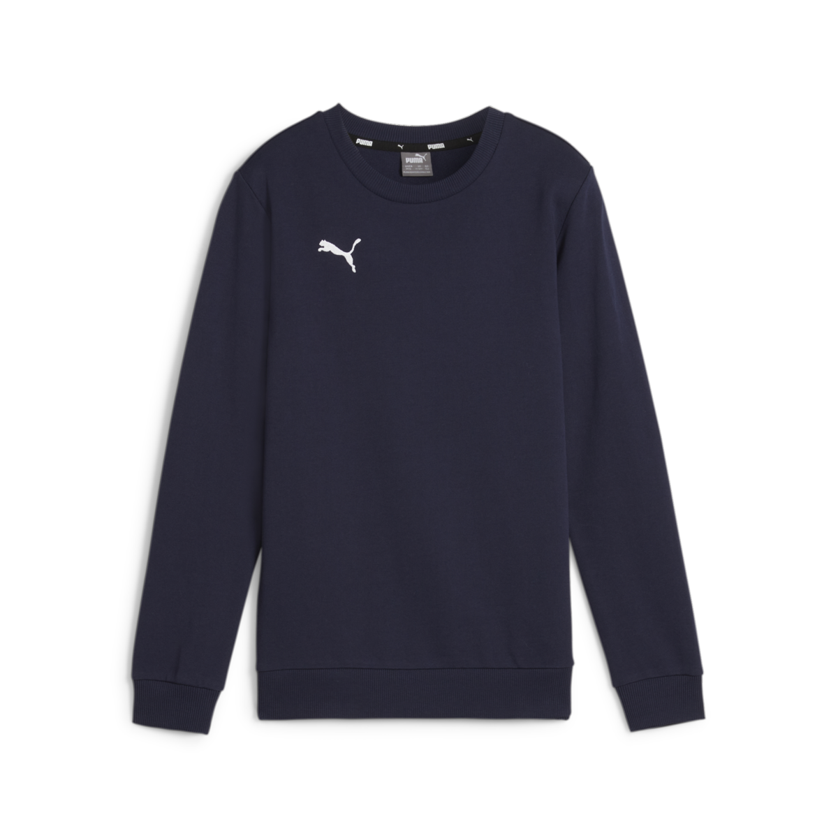 Puma Youth TeamGoal Casuals Crew Neck Sweat - Navy