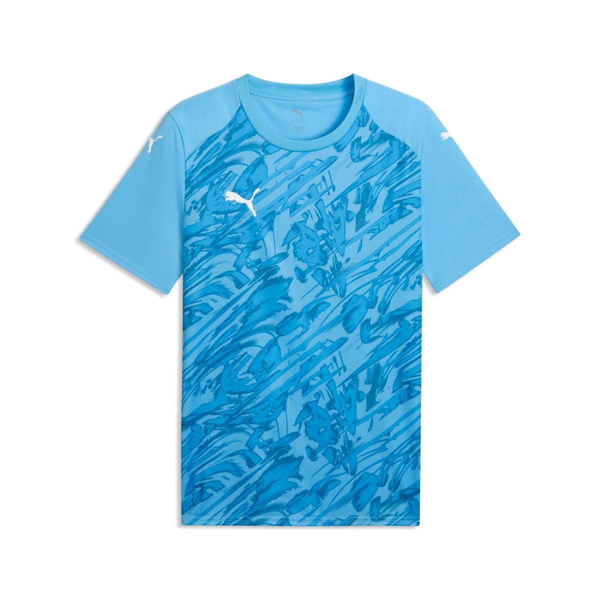 Puma Teamfinal Graphic Jersey - Light Blue