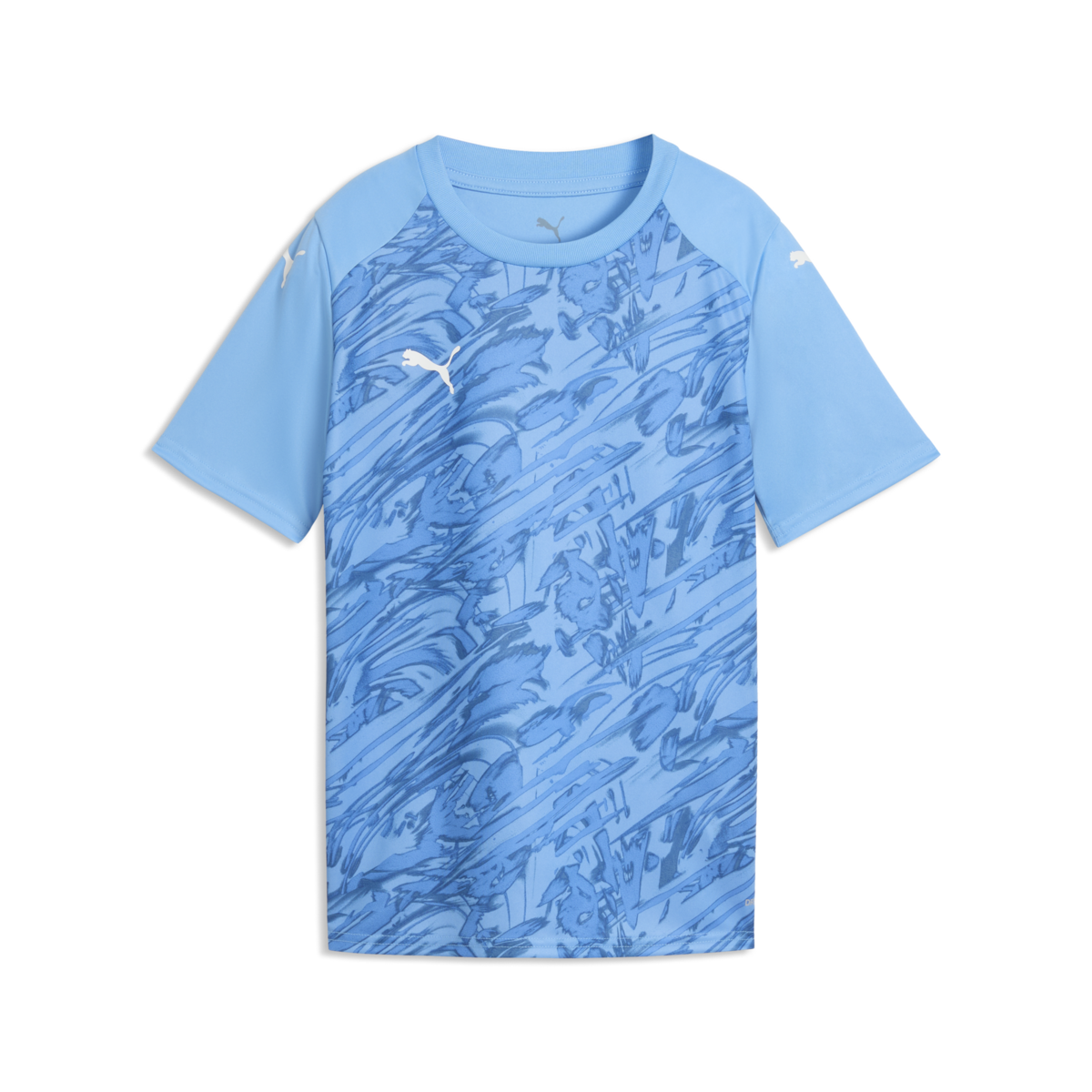 Puma Youth Teamfinal Graphic Jersey - Light Blue
