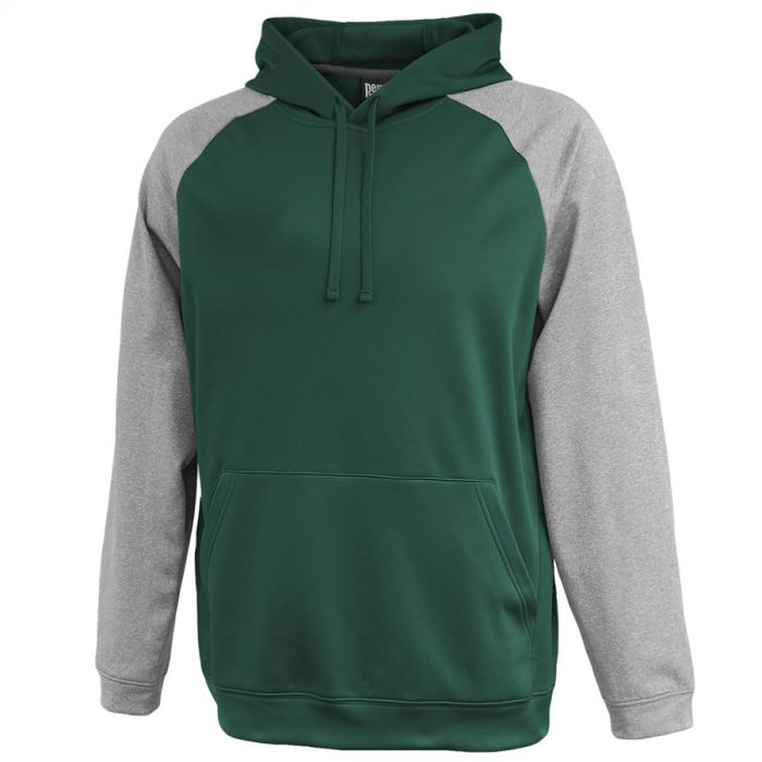 Pennant Interceptor Hoodie- Green/Gray