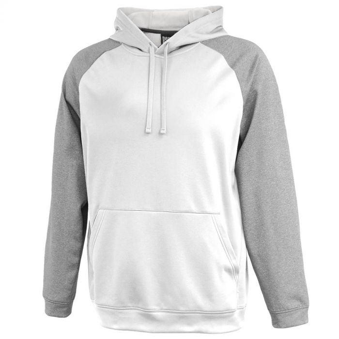 Pennant Interceptor Hoodie- White/Gray