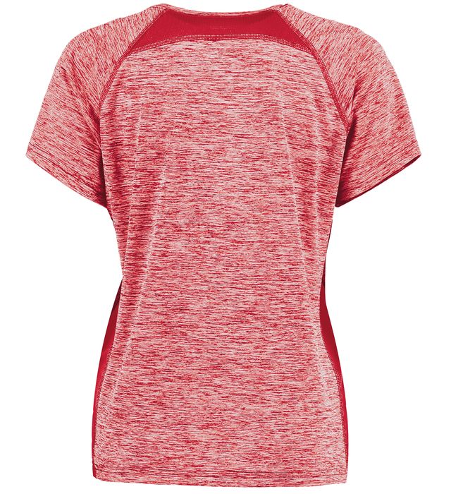 Holloway Women's Electrify Coolcore S/S Tee - Scarlet Heather