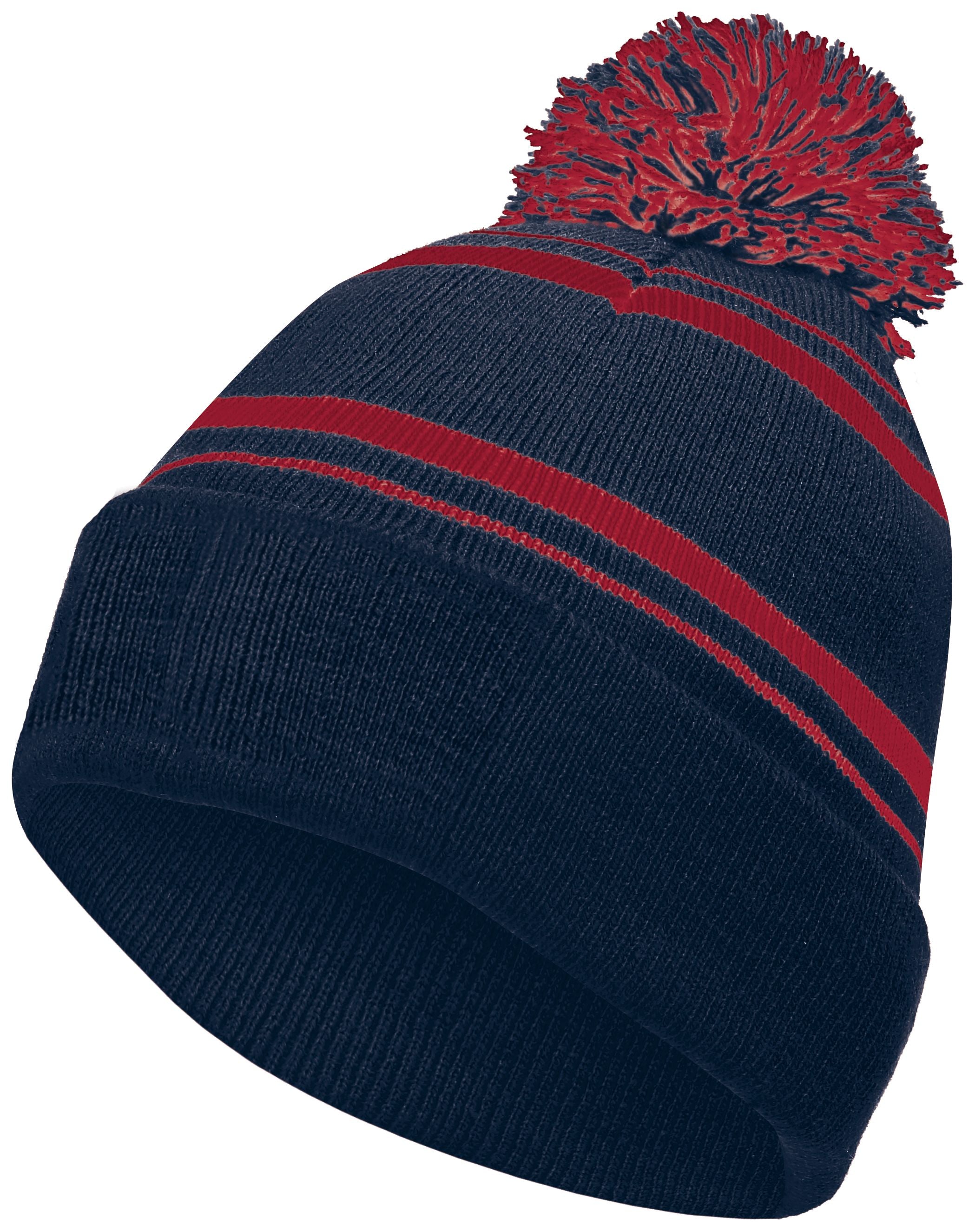 Augusta Homecoming Beanie - Navy/Red