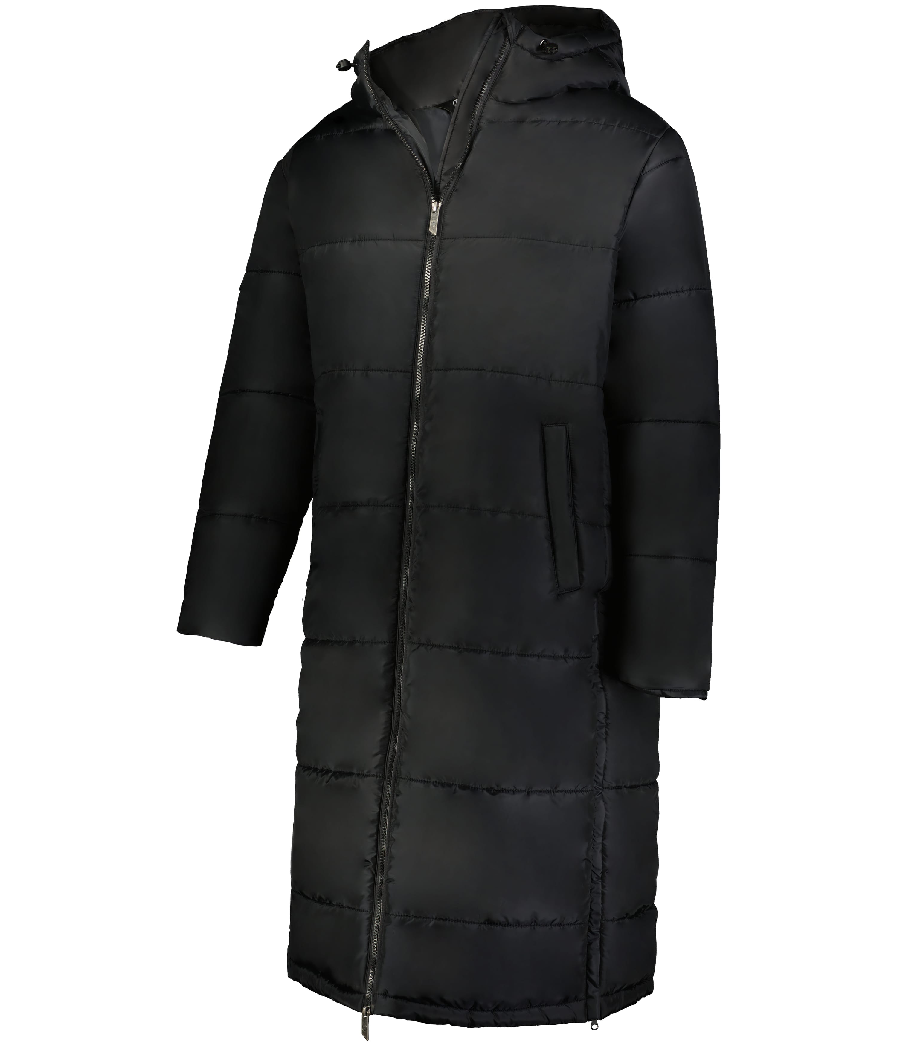 Augusta Cold Secure Long Puffer Jacket- Black