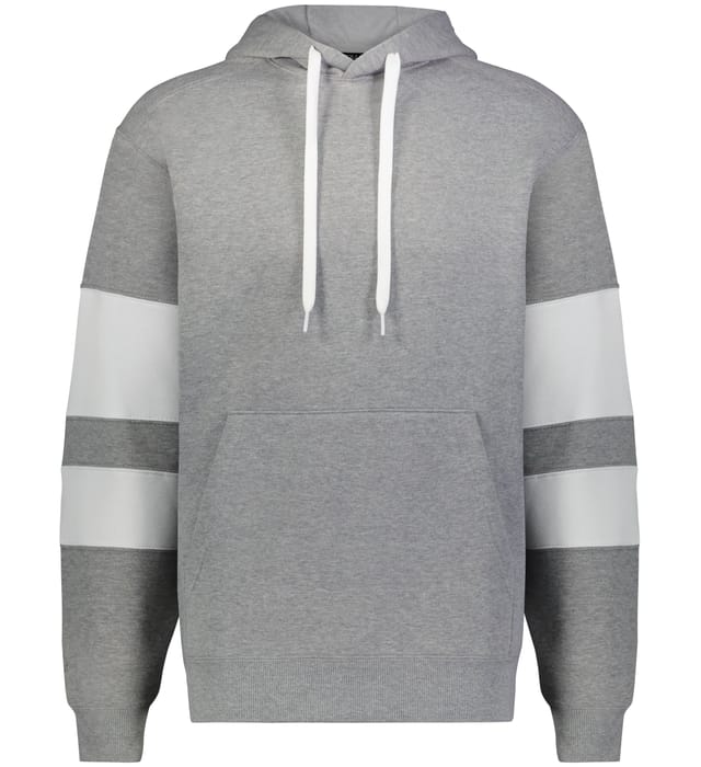 Holloway Youth Jackson Way Hoodie- Heather/White