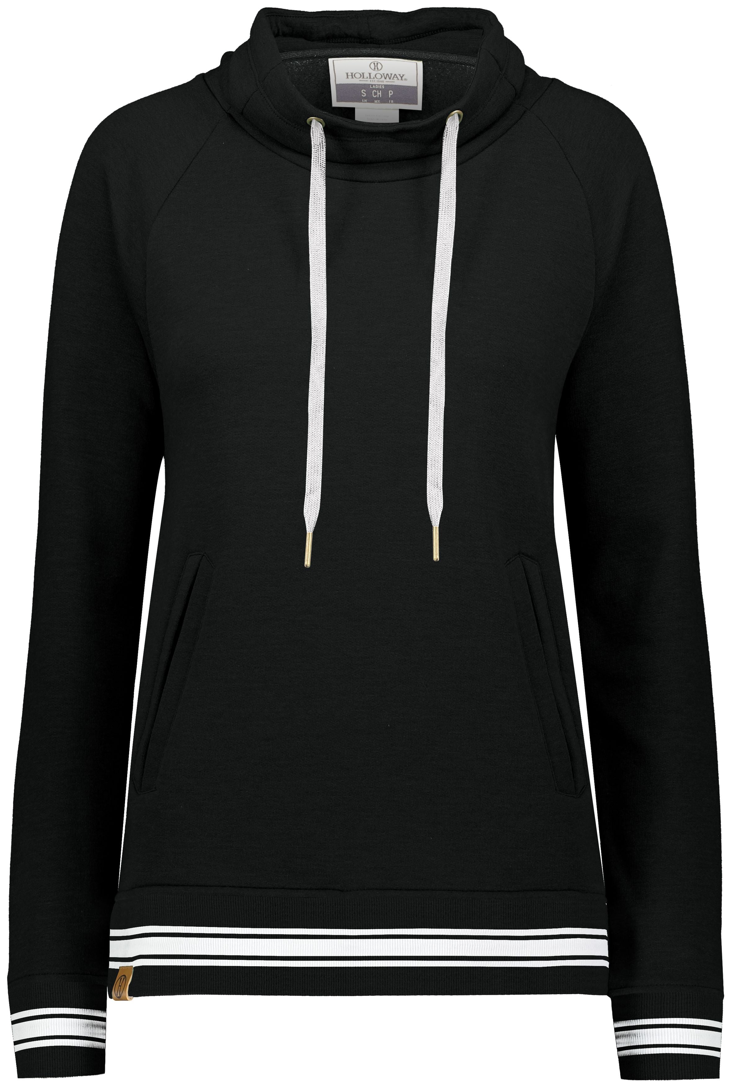 Holloway Women's All-American Funnel Neck Pullover - Black