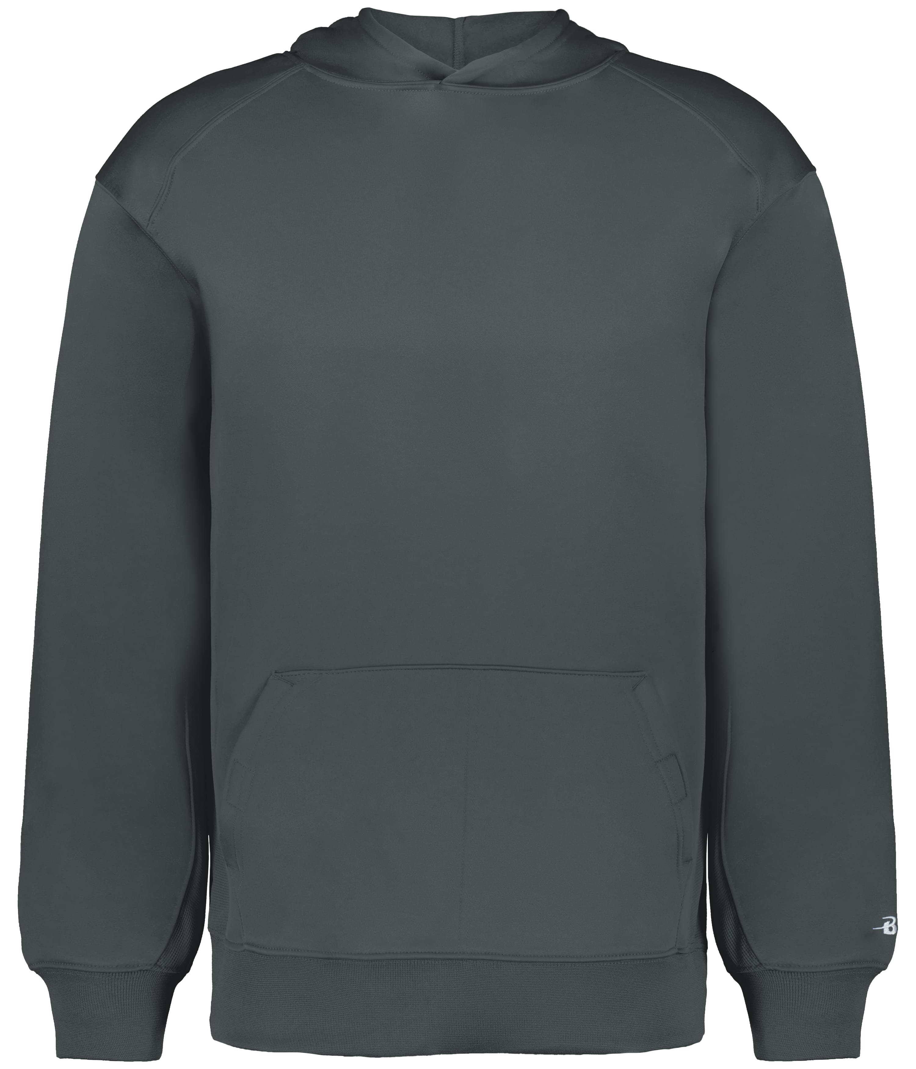 Badger Youth Performance Fleece Hoodie - Graphite