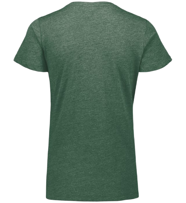 Augusta Women's Tri-Blend Tee - Dark Green Heather
