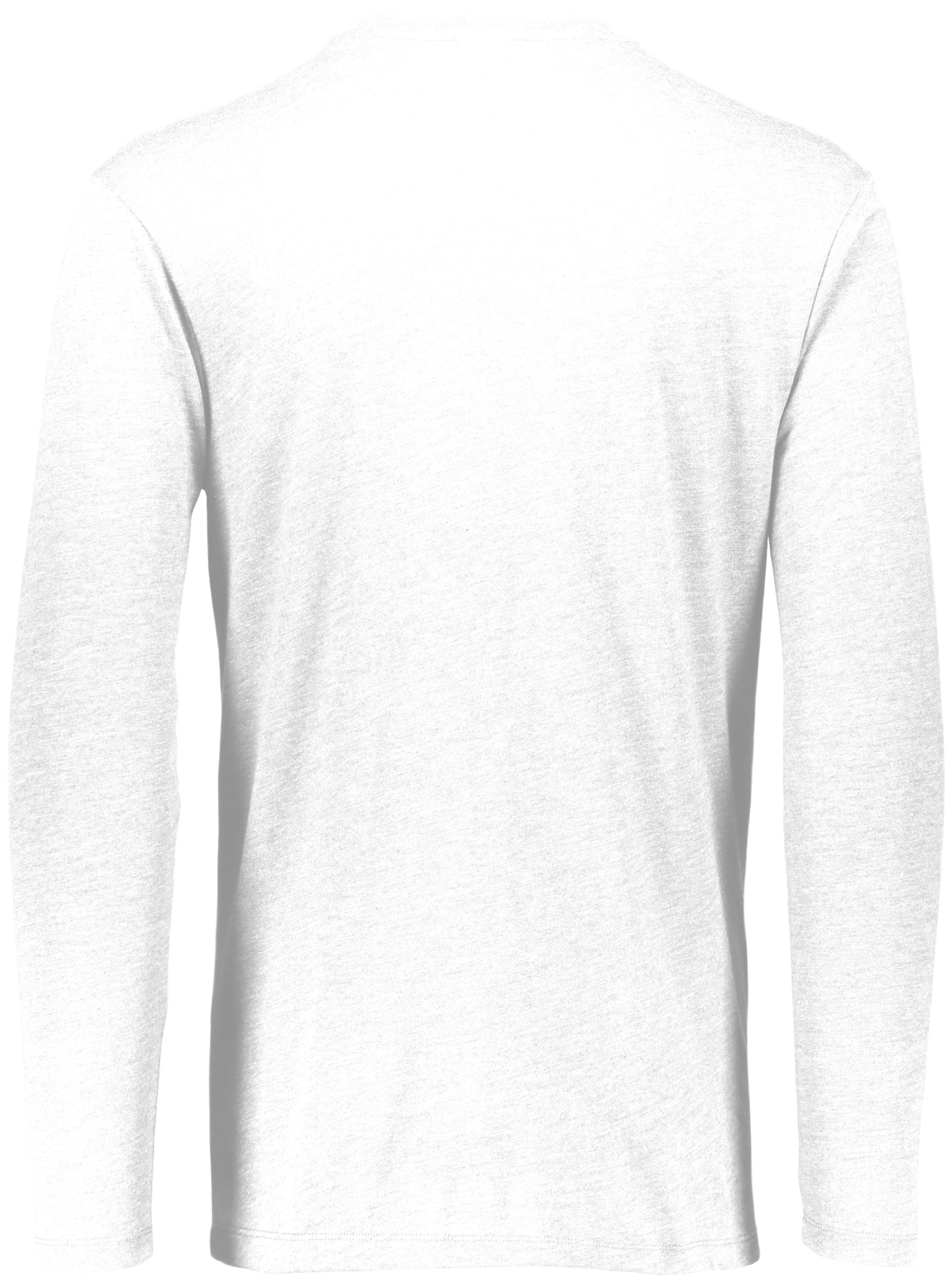 Augusta Long Sleeve Tri-Blend Tee - White
