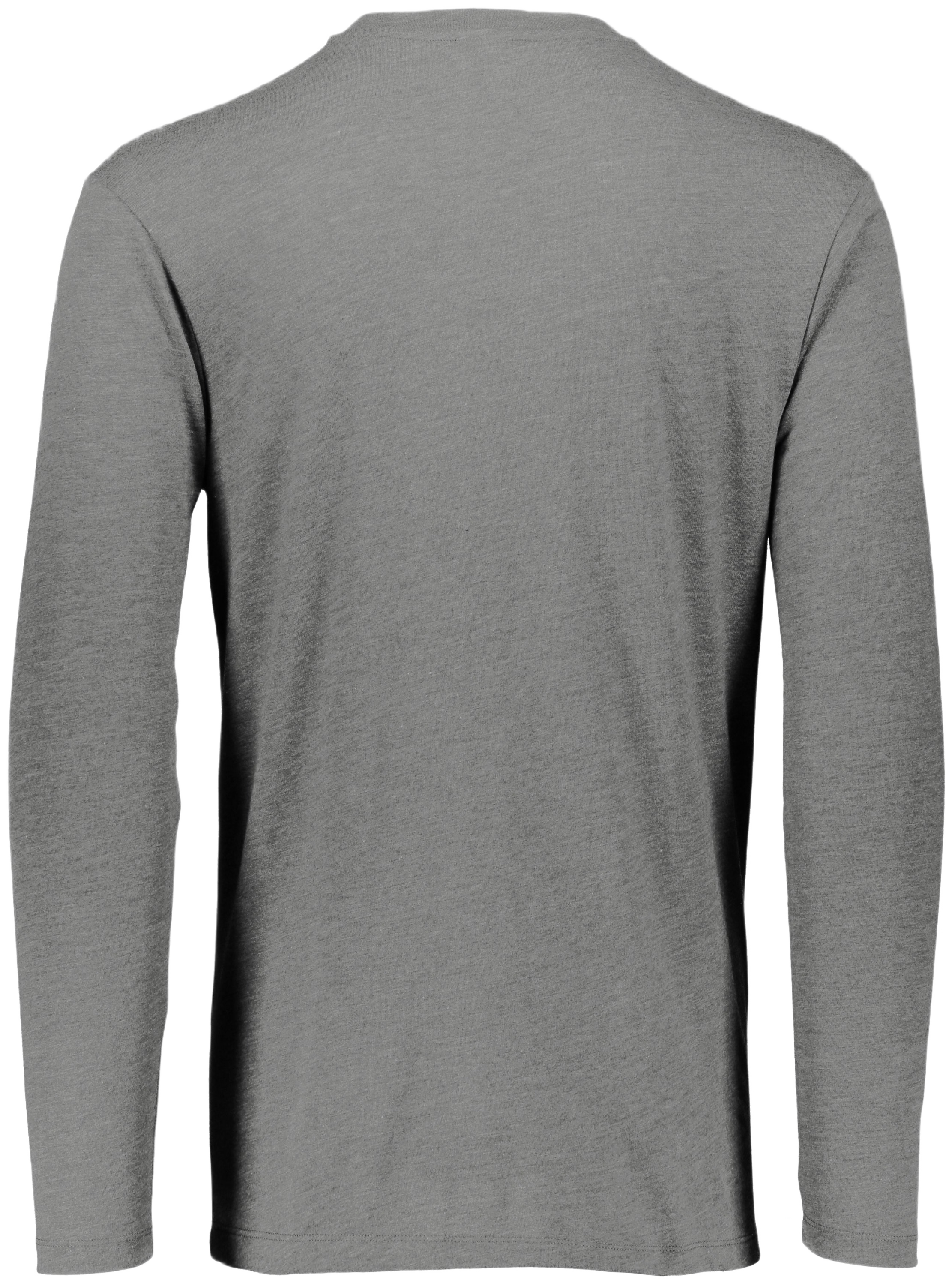 Augusta Long Sleeve Tri-Blend Tee - Grey Heather