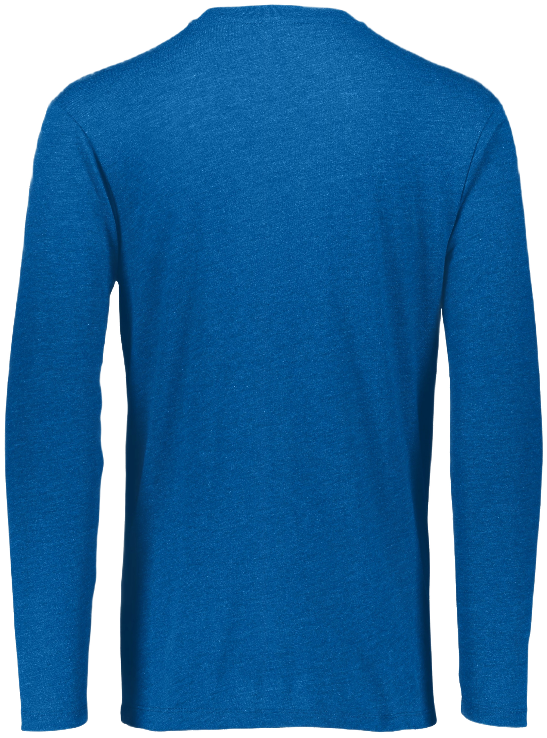 Augusta Youth Long Sleeve Tri-Blend Tee - Royal Heather