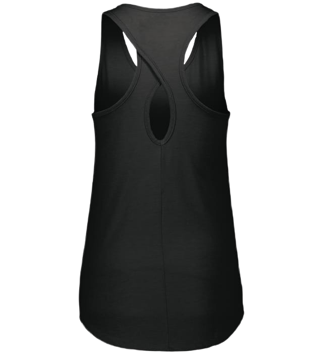 Augusta Women's Lux Tri-Blend Tank - Black Heather