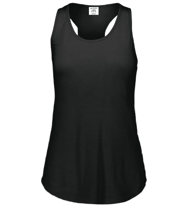 Augusta Women's Lux Tri-Blend Tank - Black Heather