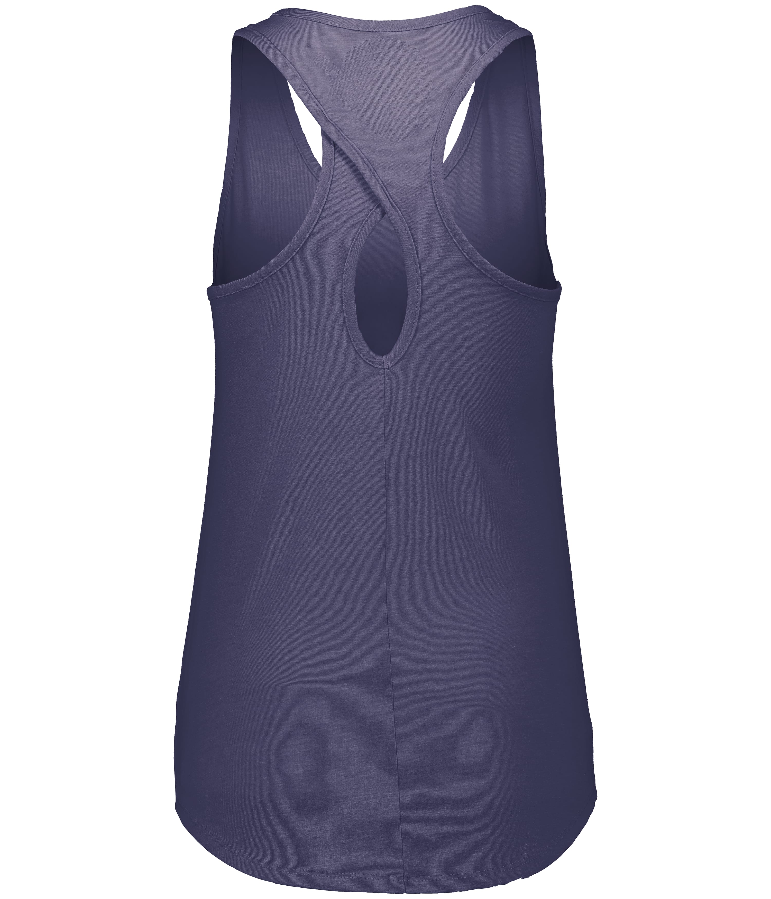 Augusta Women's Lux Tri-Blend Tank - Navy Heather