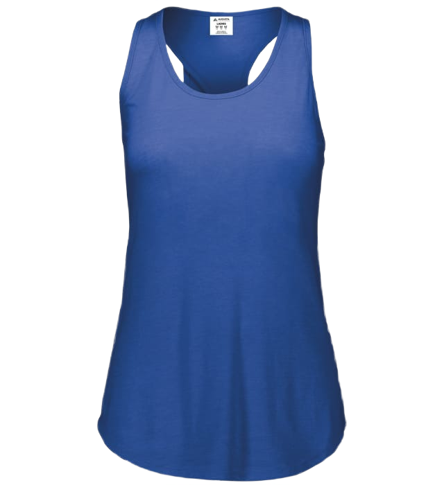 Augusta Women's Lux Tri-Blend Tank - Royal Heather