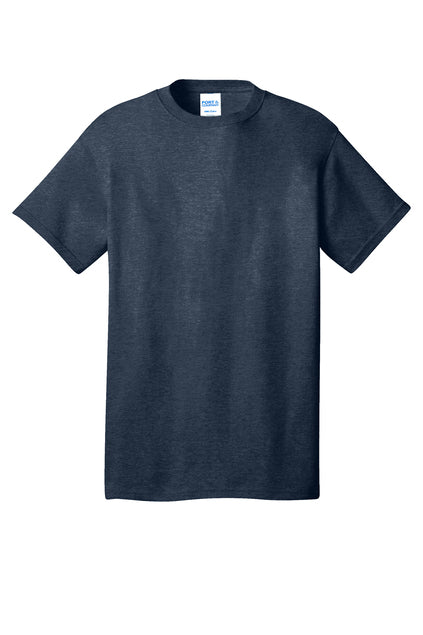 Port & Company Adult Core Cotton Tee - Heather Navy