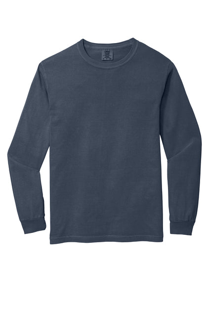 Comfort Colors Heavyweight Ring Spun Long Sleeve Tee - Navy